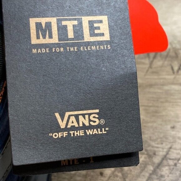 VANS UltraRange Exo Hi MTE-1 Dress Blues Black Orange Mens 7 Womens 8.5 NEW - Picture 11 of 13
